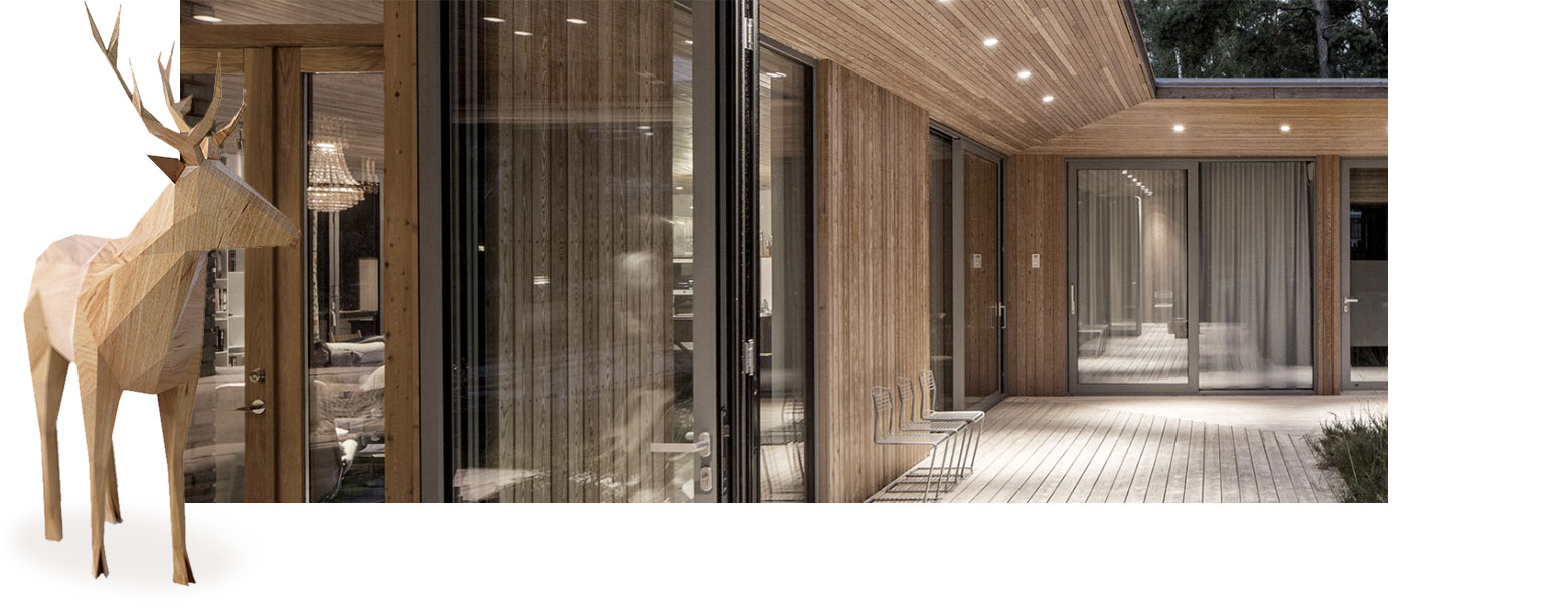 Pure wood interior, metal outerwear, outer aluminum color is variable