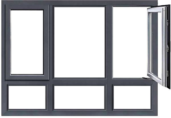 Broken bridge aluminum alloy features: