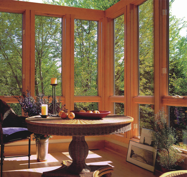 Aluminum - clad wooden sunroom SA-68 series